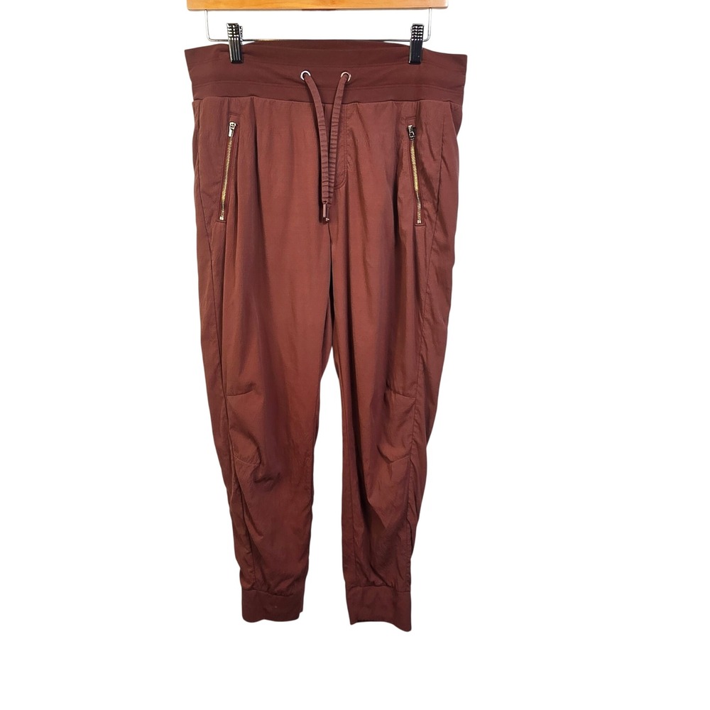 Athleta Trekkie North Jogger Womens 6 Brown Hiking Outdoor Stretch Pants